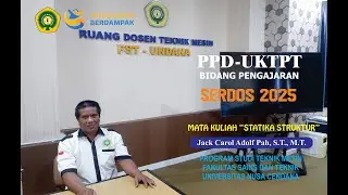 PDD-UKTPT BIDANG PENGAJARAN | SERDOS 2025 | JACK C A PAH | UNDANA