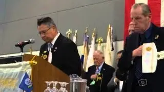 CA American Legion Convention Department Chaplain Joe Gonzales Closing Prayer Ontario June 2015