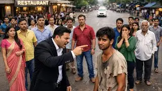 প্লেট ভাঙতেই গরিব যুবককে অপমান করছিল! ঠিক তখনই এমন কিছু ঘটল—ম্যানেজারই পা ধরে ক্ষমা চাইল, কেন?