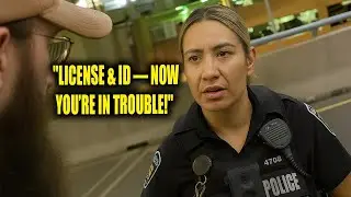 Female Cop HUMILIATED After ID Refusal &mdash; Power Trip Backfires!