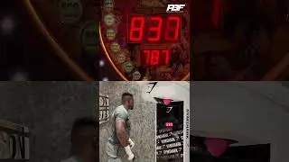 ANTHONY JOSHUA VS FRANCIS NGANNOU PUNCH MACHINE COMPARISON - WHO HAS MORE POWER? #Shorts