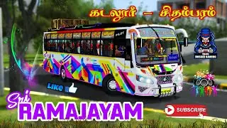 🎀🤩🥳 ВЫПУСК ОКРАСКИ АВТОБУСА SRI RAMAJAYAM BS-4🎀#bussimulatorindonesia