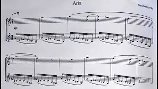 Sam Sadigursky: Aria (Clarinet and Bass Clarinet)