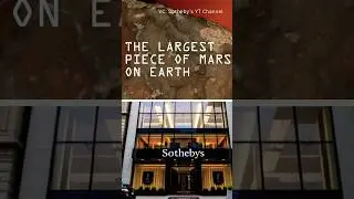 Would you like to own a piece of MARS✨#mars #meteorite #auction #sotheby's #martianlife #NWA16788