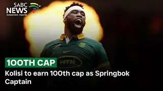 Kolisi to earn 100th cap as Springbok Captain