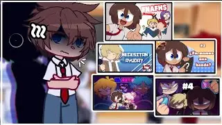 □●Fhs remake reacciona a su serie●□⚠️cringe⚠️ #videoreaccion #gacha #gachanox #fnafhs #fnafhsremake