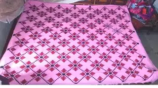 দুসতি নকশা|Dusati chadar|Dusati design|cross stitch design|cross stitch pattern|chadar ka degin