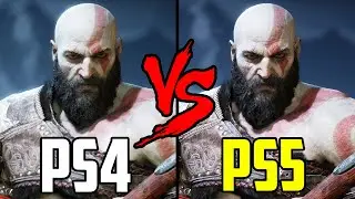 GOD OF WAR RAGNAROK - COMPARANDO AS VERSÕES DE PS4 E PS5!
