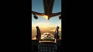 F-16 Air Refueling | DCS World Realistic Flight #shorts