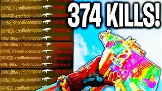 This is CHAOS CONTROL! 374 KILLS in ONE GAME! Black Ops 4 SPAWN TRAPPING Class Setup!