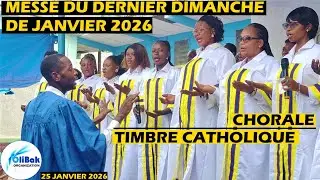 LA CHORALE TIMBRE CATHOLIQUE anime en Luba la Messe du dernier Dimanche de janvier 2026 à Kinshasa