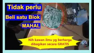 Cara perbaikan modul ac sharp mati total 