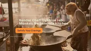 Monkey Chef Ne Banaya Chinese Food | Aisi Cooking Kabhi Nahi Dekhi! 🍕🙉🔥