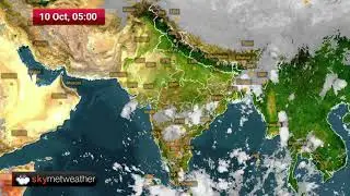 Cloud build-up of monsoon rains pan India in just 30 seconds | Skymet Weather
