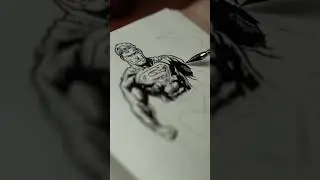 Drawing Superman (ASMR)