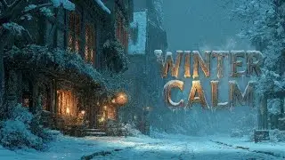 Deep Sleep Medieval Music 🕯️ Snowbound Hearth (1 Hour)