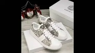 Versace high-end casual fashion shoes world's top brand luxury quality //global limited edition