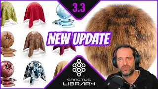 Sanctus Library 3.3 update - Procedural Material addon for Blender