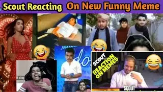 Scout Reacting on Jonathan And Mavi Memes Video 😂 | Streamers Funny Memes Video 🤣 | Jonathan Meme