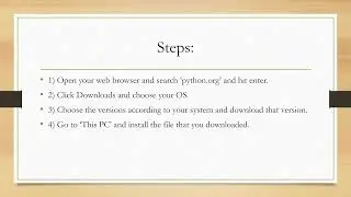 How to Install Python | Learning Python #2 | Coder's Habitat