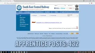 South East Central Railway Recruitment 2018 - Apply Online for 432 Apprentice Posts