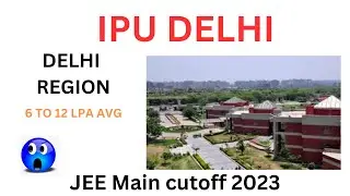 IPU  Delhi REGION College Review 2023 😍 | IPU JEE Main cutoff😁 |Placements | 3 Round cutoff 2023