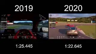 GTSport - Toyota GR Supra 2019 VS 2020 Comparison ( Update 1.57 )