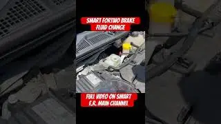How I do a brake fluid flush and change on a Smart 453 #fortwo #carbrakes #453 #smartcar #forfour