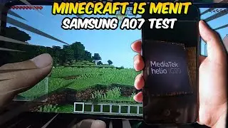 Helio G99 Minecraft Pocket Edition Gaming Test - Samsung Galaxy A07 4G