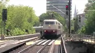 Hafengeburtstags Sonderfahrten.(V 200 116,BR 103 184 mit Pfiff