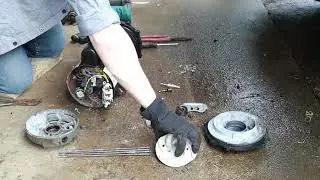 Pulling apart motor for copper