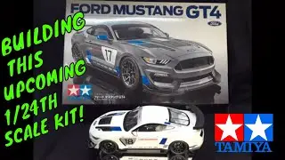Ep. 48 Building the New & Upcoming Tamiya 1/24th Ford Mustang GT4