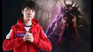 SKT Faker as Kassadin vs Syndra mid S7 Ranked gameplay