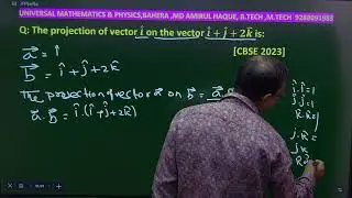 If the projection of vector &icirc; on the vector &icirc; +ĵ+2k̂ is