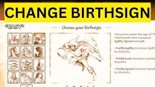 How To Change Birthsign in Oblivion Remastered(EASY)