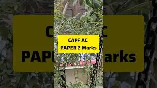 CAPF AC PAPER 2 SCORE | SAFE SCORE FOR PAPER 2 CAPF AC 2024 | CAPF AC EXAM FREE CLASSES #capf #upsc