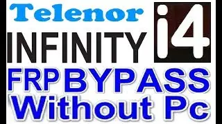 Telenor Infinity i4 Ver 8.1.0 FRP Bypass Google Account without pc