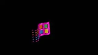 Windows 98 Screensaver - 3D Flying Objects - Windows Logo