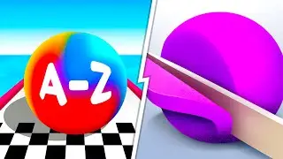 AZ Rush vs ASMR Slicing 💥🔪 Satisfying Levels Gameplay Walkthrough Android iOS FX7T