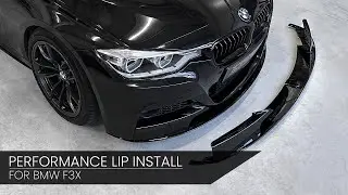 Performance front bumper Lip Splitter for BMW F30 F31 // TUNING-LT