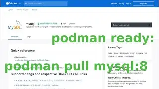 MySQL контейнер podman (аналог docker) в Linux Debian 11 #linuxcontainers #mysql #docker #podman