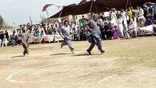 Race of old teachers in post college bhakkar at sport gala 2020