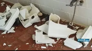 Shattered sinks at Waialae Beach Park latest in string of public vandalism