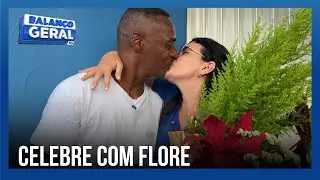 Claudiana recebe surpresa do marido com a ajuda do Balanço Geral