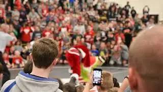 Wrestling tournament. Santa vs the Grinch!