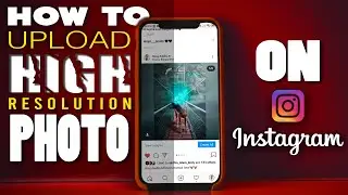How To Upload High Resolution Image On Instagram || Photoshop Tutorial || MGT || Bangla