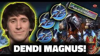 DENDI MAGNUS vs DAVAI LAMA AXE, ULTRA KILL !! B8 vs LEVEL UP   ANNIVERSARY SHOW DOTA 2 10