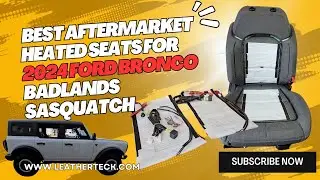 2024 Ford Bronco Badlands Sasquatch | Add Heated Seats to Your Car! Best Aftermarket Heated Seats