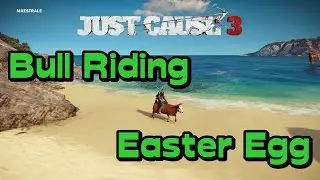 Just Cause 3 [PS4] Bull Riding Easter Egg [Location]