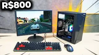 DESAFIO: PC GAMER BARATO DE R$800 - ESSE FOI O RESULTADO! 2025